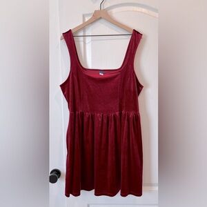 Fit & Flare Velvet Cami Dress